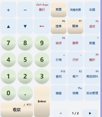 功能键区放大：看清每个键右上角的角标